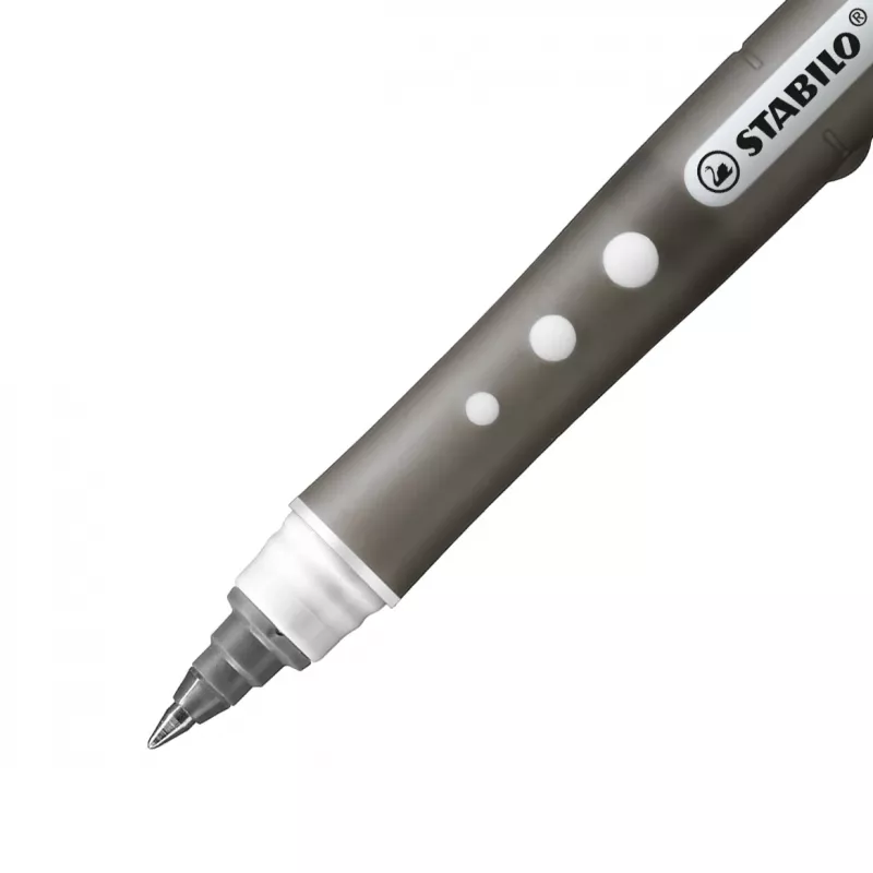 STABILO Worker Rollerball rašiklių rinkinys – 4 spalvos – 0,5 mm – juoda, mėlyna, raudona, žalia