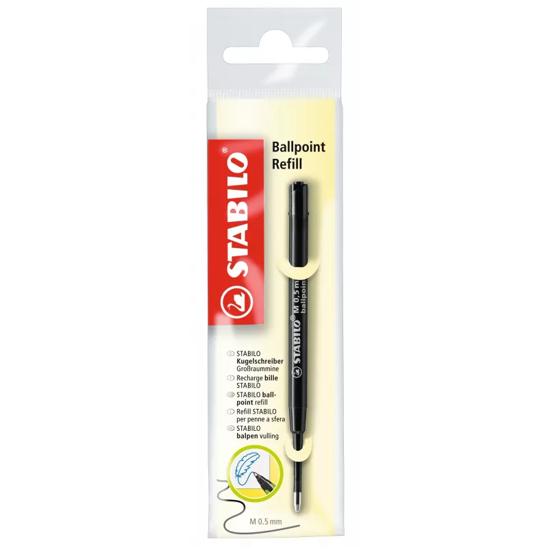 STABILO COM4ball tušinukas - juodas - 1 vnt.