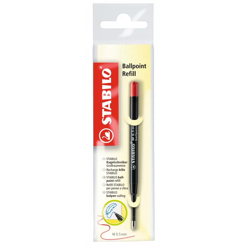 STABILO COM4ball tušinukas - raudonas - 1 vnt.