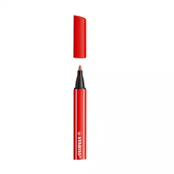 STABILO pointMAX plonas rašiklis - raudonas - 0,8 mm - vidutinis - vandens pagrindo rašalas - nailono antgalis