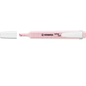 STABILO Swing Cool Pastel Highlighter - Pastel Pink - 1 vnt. - Kaltinis antgalis - 1-4 mm linijos plotis