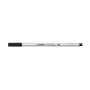 STABILO Pen 68 Brush - Medium - Juoda - Šepetėlio antgalis - Vandens pagrindo rašalas - Vokietija - Suaugusiesiems ir vaikams