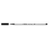 STABILO Pen 68 Brush - Medium - Juoda - Šepetėlio antgalis - Vandens pagrindo rašalas - Vokietija - Suaugusiesiems ir vaikams
