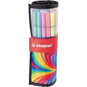 STABILO Pen 68 ARTY 25 vnt. flomasterių rinkinys, įvairių spalvų