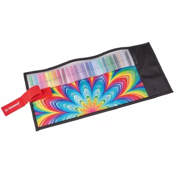 STABILO Pen 68 ARTY 25 vnt. flomasterių rinkinys, įvairių spalvų