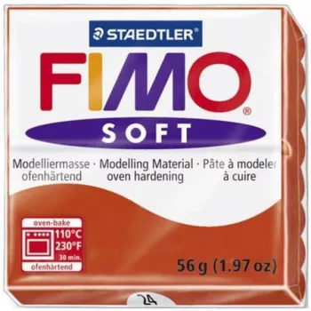 STAEDTLER FIMO soft polimerinis molis modeliavimui - Raudonas - 56 g