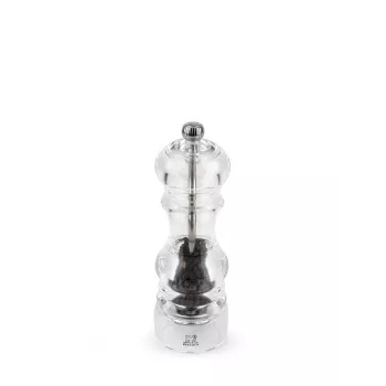 Peugeot Nancy pipirų malūnėlis, permatomas akrilas, 18 cm