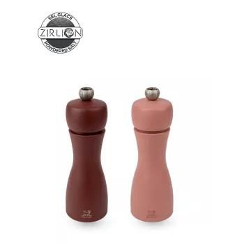 Peugeot Tahiti druskos ir pipirų malūnėlių rinkinys 2 vnt. 15 cm šokolado spalvos