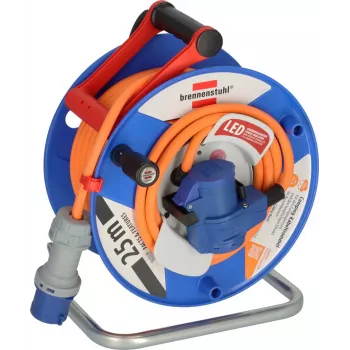 Brennenstuhl 1182470200 25 m kabelinis būgnas su CEE kištuku 16 A 3 polių, oranžinis