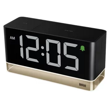 Braun BC 27 BEU Digitalinis LED žadintuvas (67128) - Juodas