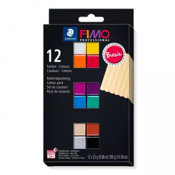 STAEDTLER FIMO 8043 C Modelavimo molio rinkinys – 12 spalvų