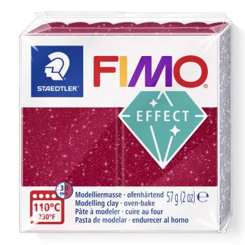 STAEDTLER FIMO Effect polimerinis molis modeliavimui 57 g Galaxy Red