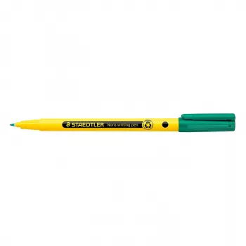 STAEDTLER Noris Fineliner 338 – žalia – 0,6 mm – plonas antgalis – pakuotė po 10 vnt.