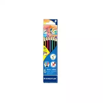 STAEDTLER Noris colour 185 spalvinimo pieštukai – asorti – 6 vnt. pakuotė