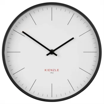 KIENZLE DCF radijo valdomas modernus sieninis laikrodis 25 cm baltas (14979)