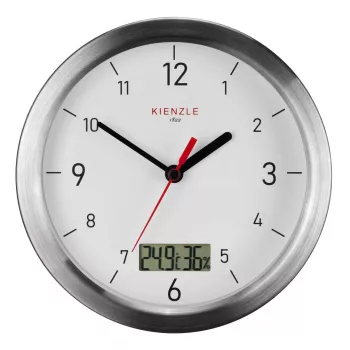 KIENZLE DCF radijo valdomas laikrodis vonios kambariui, baltas, 170 mm