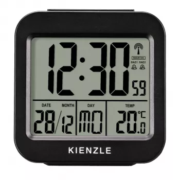KIENZLE kelioninis žadintuvas su patalpų temperatūros indikacija