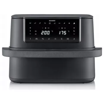 Severin FR2490 Oro gruzdintuvė 9L Juoda 2000W Skaitmeninis jutiklinis valdymas