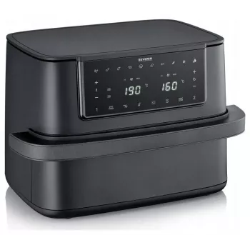 Severin FR2490 Oro gruzdintuvė 9L Juoda 2000W Skaitmeninis jutiklinis valdymas