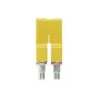 Weidmüller WQV 4/2 Cross-Connector, 2 Poli, 4 mm², Geltonas, 50 vnt.