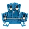Weidmüller W-Series Feed-Through Terminal Block, Screw Connection, 2,5 mm², 800 V, 24 A, Dark Beige, 2-Level