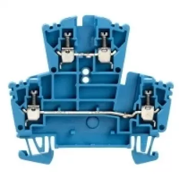 Weidmüller W-Series Feed-Through Terminal Block, Screw Connection, 2,5 mm², 800 V, 24 A, Dark Beige, 2-Level