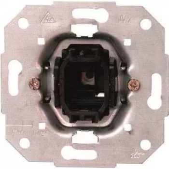 HEINRICH KOPP perjungimo jungiklis 10A 250V AC, įleidžiamas, varžtiniai gnybtai, IP20, termoplastikas, baltas, HK05/HK07 aliuminio serijai 503600006