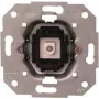 Heinrich Kopp 504600007 Jungiklio įdėklas, dviejų krypčių jungiklis, aliuminis, 10A 250V, IP20, įleidžiamas montavimas, varžtiniai gnybtai, HK05/HK07 serijai