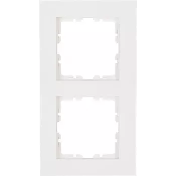 HEINRICH KOPP dengiamasis rėmelis 2-vietis HK07 PURE (157 x 86 x 9,5 mm | IP20 | spaustinė fiksacija) - Pure White (406929008)