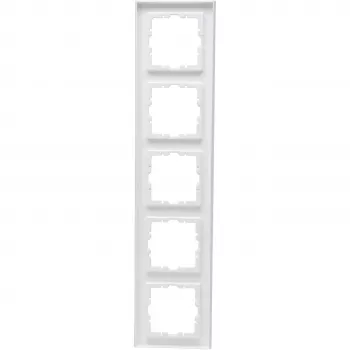 HEINRICH KOPP KOPP dengiamasis rėmelis 5-vietis HK07 PURE (370,8 x 86 x 9,5 mm | IP20 | spaustinė fiksacija) - gryna balta (407229008)