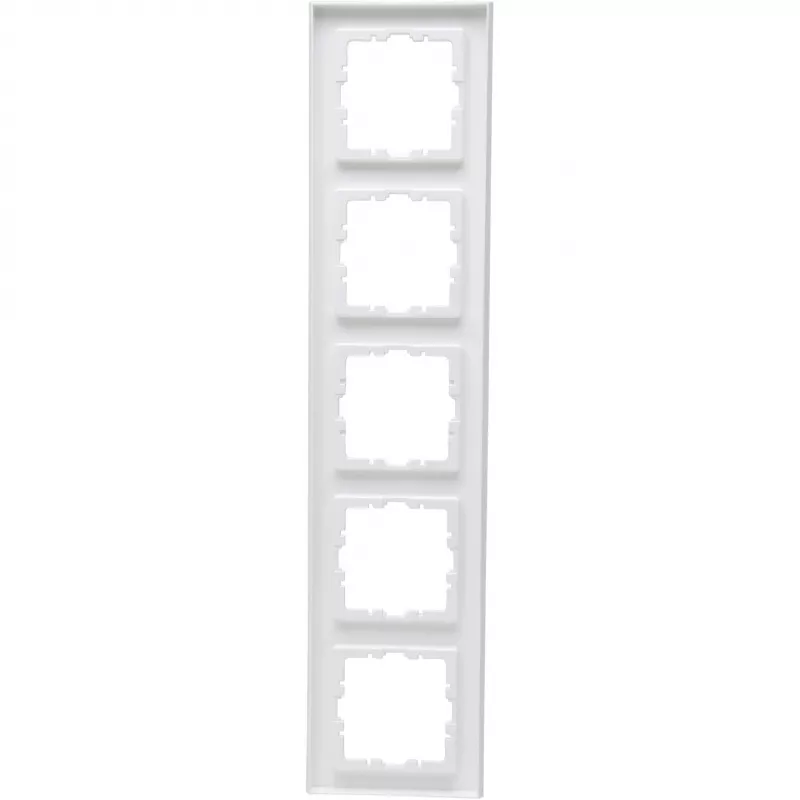 HEINRICH KOPP KOPP dengiamasis rėmelis 5-vietis HK07 PURE (370,8 x 86 x 9,5 mm | IP20 | spaustinė fiksacija) - gryna balta (407229008)