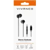 Vivanco Stereo USB-C In-Ear Headphones, Black (61752)