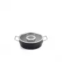 Fissler Adamant CA 24cm troškinimo puodas su stikliniu dangčiu, 4,2 l, tinka indukcijai, nelipni danga, pagaminta Vokietijoje