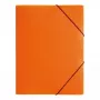 PAGNA Elastic Folder A4 PP Orange 3 Flaps Elastic Band