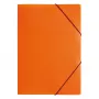 PAGNA Elastic Band Document Folder A3 PP 3 Flaps Orange