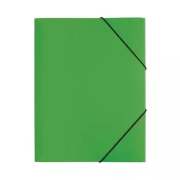 PAGNA Portfolio Folder A4 Polypropylene Green Elastic Band Portrait 21613-05