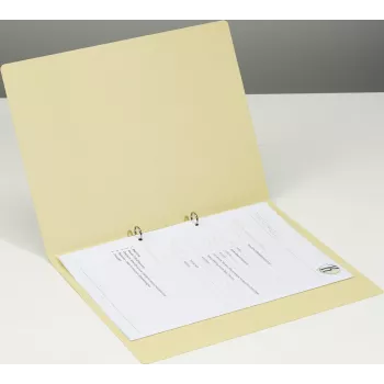 PAGNA Pastell eco segtuvas 2 žiedai geltonas 2,3 cm A4
