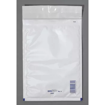 Vereinigte Papierwarenfabriken 100 aroFOL POLY Padded Mailer for DIN A5, White, Self-Adhesive
