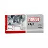 Novus Dahle 042-0039 Segtuvų pakuotė – 6 mm – 1000 nerūdijančio plieno segtukų – talpa iki 30 lapų