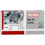 Novus Dahle No.10 SUPER Kabės - 5 mm kojelės ilgis - Nerūdijantis plienas - 1000 vnt. - talpa 20 lapų