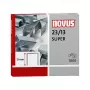 Novus Dahle Novus 23/13 SUPER Kabių paketas - 1,3 cm - 1000 kabės - Plienas - Cinkuotas plienas