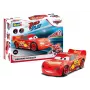 Revell Build & Play Disney Pixar Cars Lightning McQueen Vehicle with Light & Sound, 1:20 Scale, Snap-Together Model Kit
