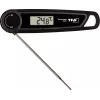 TFA THERMO JACK TASTE Skaitmeninis virtuvės termometras su laikmačiu ir aliarmu, nerūdijančio plieno zondas, 160 mm, -50 iki +300 °C, LCD ekranas, juoda/balta