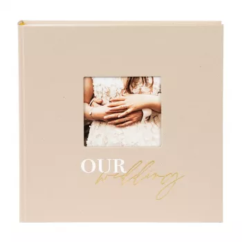Goldbuch „Our Wedding“ vestuvių fotoalbumas 30×31 cm, 60 baltų puslapių 08038