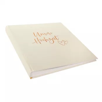 Goldbuch Herzklopfen Vestuvių Fotoalbumas 30x31 cm 60 Baltų Puslapių Modelis 08174