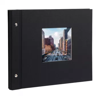Goldbuch Bella Vista Fotoalbumas 40 lapų juodas 300x250 mm poliuretano viršelis