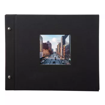 Goldbuch Bella Vista Fotoalbumas 40 lapų juodas 300x250 mm poliuretano viršelis