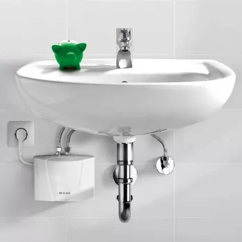 CLAGE Under-Sink Instantaneous Water Heater 3.5kW Plug-Ready 230V with Single-Lever Mixer Tap