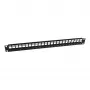 Panasonic 3SR-PATCH-24P 24 Port Patch Panel (Keystone Type) incl. 24 RJ45 Cat.6 UTP Keystone Jacks - Black