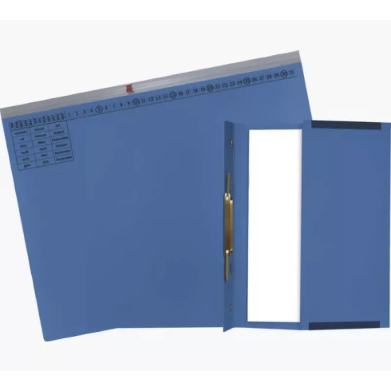 Exacompta 370107B Forever Classic Elastic Band Folder A4 Blue Cardboard 320 g/m²